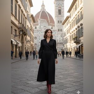 Koan Daily Black Shirt Dress Sz L NWT